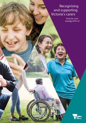 Image of the front cover of the Victorian Carer Strategy
